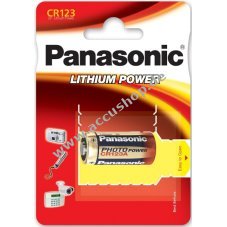 Foto Batterie Panasonic Photo Power 123 CR123A RCR123 1er Blister
