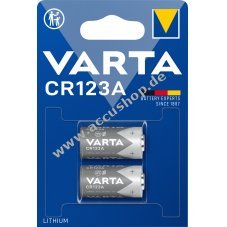 Varta Foto Batterie 6205 CR123A 2er Blister