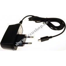 Powery Ladegert/Netzteil mit Micro-USB 1A fr Bea-Fon S210