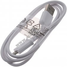 Samsung ECB-DU4AWE USB-A auf Micro-USB Datenkabel Ladekabel 1m wei