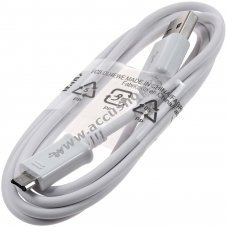 Samsung ECB-DU4EWE USB-A auf Micro-USB Datenkabel Ladekabel 1,5m wei