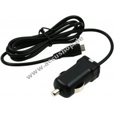 KfZ-Ladekabel mit Micro-USB 1A Schwarz fr Motorola Hint QA30