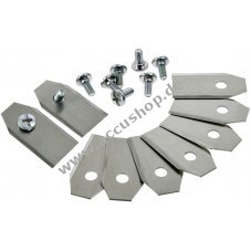 9x Ersatzmesser 0,75 mm kompatibel mit Husqvarna Automower 305
