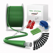 Reparatur-Set mit 150m Begrenzungskabel 2,7mm, 300 Haken, 10 Verbinder, 4 Klemmen fr Mhroboter