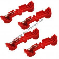 4 Anschlussklemmen, Clip fr Kabel 2,3mm fr Mhroboter, Rasenmher