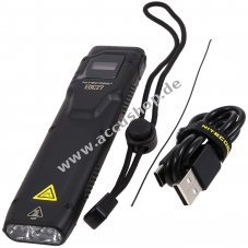 Nitecore EDC27 Taschenlampe, OLED Display, USB-C max. 3000 Lumen
