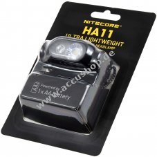 Nitecore HA11 LED Kopflampe, Stirnlampe, Headlamp max. 240 Lumen