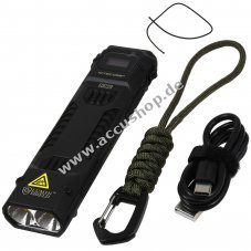 Nitecore EDC29 LUMINBLADE 6500 Lumen USB-C Taschenlampe schwarz