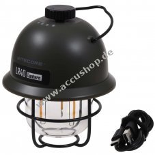 Nitecore LR40 Camping Laterne 2 Lichtfarben Powerbank-Funktion schwarz