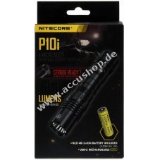 Nitecore P10I taktische LED Taschenlampe, bis zu 1800 Lumen, inkl. USB-C Ladekabel