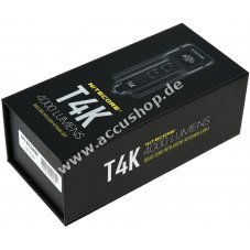 Nitecore T4K Schlsselbund-Lampe, mit OLED Display, max. 4000 Lumen