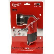 Milwaukee M12 T LED Taschenlampe, Hand-Leuchte, Akku-Lampe 120 Lumen, ohne Accu