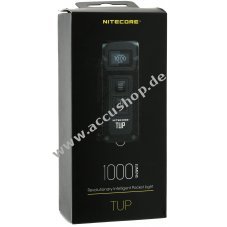 Nitecore TUP Mini LED Taschenlampe 1000 Lumen, mit OLED Display,  fr Outdoor, Wandern, Camping