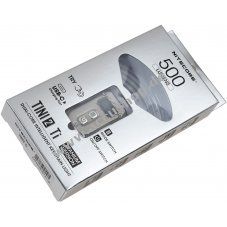 Nitecore TINI 2 Titanium LED Schlsselanhnger-Taschenlampe, TITAN, 500 Lumen