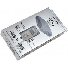 Nitecore TINI 2 Titanium LED Schlsselanhnger-Taschenlampe, TITAN, 500 Lumen