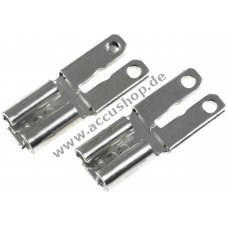 2 Universal Steckadapter von Faston 4,8mm auf 6,3mm fr Blei Accu