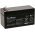 FirstPower Blei-Gel Akku FP1212 1,2Ah 12V VdS ersetzt Panasonic LC-R121R3PG