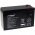 Powery Blei-Gel Akku UP9-12 kompatibel mit Panasonic Typ LC-R127R2PG1 12V 9Ah ersetzt 7,2Ah 7Ah