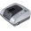 Powery Akku-Ladegert mit USB fr Bosch Rasentrimmer Art 23 18V