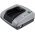 Powery Akku-Ladegert mit USB fr Black & Decker Bohrschrauber HP146F2