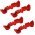 4 Anschlussklemmen, Clip fr Kabel 2,3mm fr Mhroboter, Rasenmher