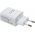 Powery universal Netzstecker Netzteil fr Samsung, iPhone, HTC mit 2x USB 2,4A Wei