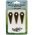 9x Ersatz-Messer Titan Klingen / Schneid-Klingen (1mm) kompatibel mit Bosch Indego Mhroboter Gold
